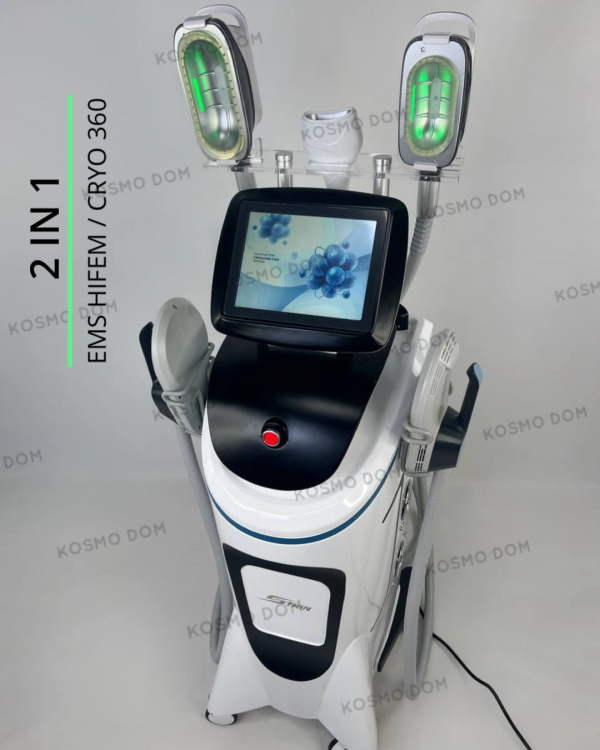 CRIOLIPOLYSIS 360 + EMS SCULPT 2in1 - Аппарат криолиполиз + EMS сжигает жир и строит мышцы - Уфа